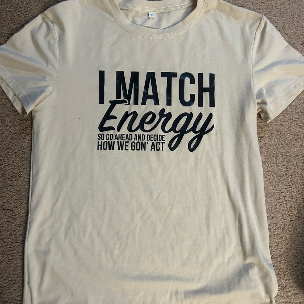 Cream Graphic T-Shirt